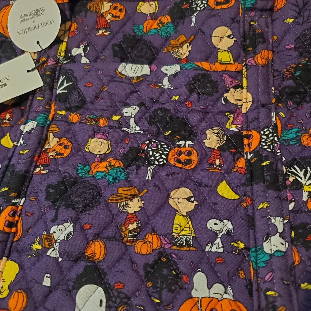 Vera Bradley Peanuts Halloween Tote - Picture 8 of 10